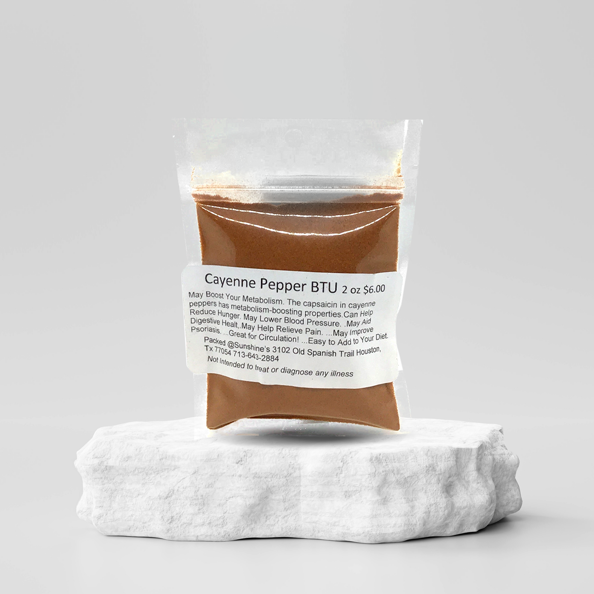 Cayenne Pepper BTU 2oz