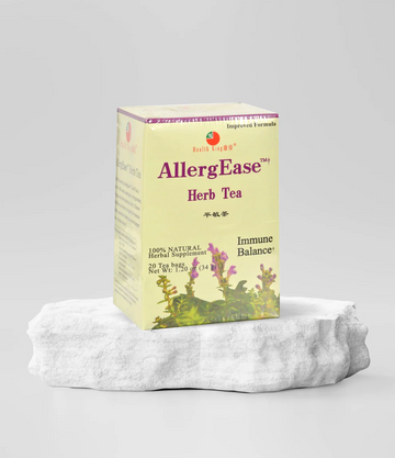 AllergEase Herb Tea by Sunshine's Health Food Store natural allergy and immune support herbal tea with 8 Chinese botanicals including Angelica Dahurica Root and Fructus Kochiae