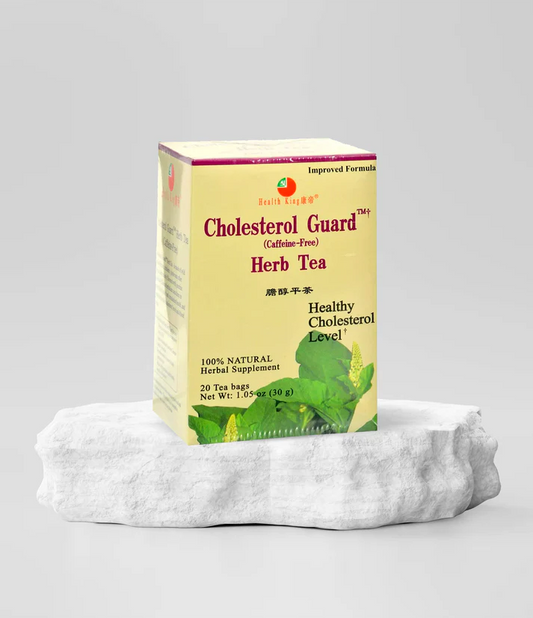 Cholesterol Guard Herb Tea by Sunshine's Health Food Store — natural Chinese herbal formula with wild Chrysanthemum Flower and Mulberry Leaf for healthy cholesterol and heart health