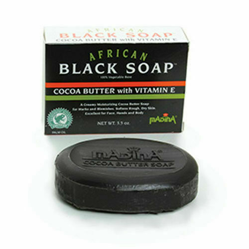 African Black Soap with Cocoa Butter